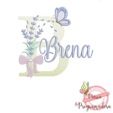 Matriz de Bordado - Nome Brena