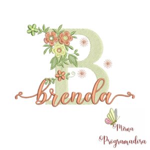 Matriz de Bordado - Nome Brenda