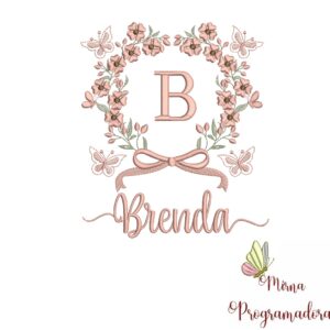Matriz de Bordado Nome Brenda