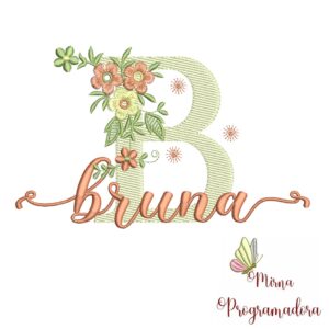 Matriz de Bordado - Nome Bruna