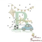 Matriz de Bordado Nome Bruno