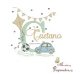 Matriz de Bordado Nome Caetano
