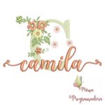 Matriz de Bordado - Nome Camila