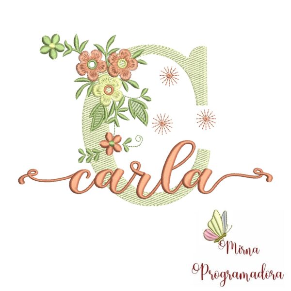 Matriz de Bordado - Nome Carla