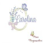 Matriz de Bordado - Nome Carolina