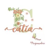 Matriz de Bordado - Nome Cátia