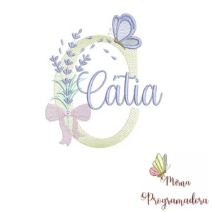 Matriz de Bordado - Nome Cátia