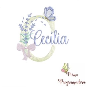 Matriz de Bordado - Nome Cecília