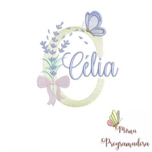 Matriz de Bordado - Nome Célia