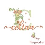 Matriz de Bordado - Nome Celina
