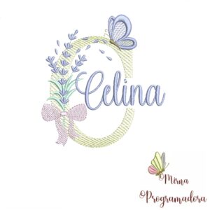 Matriz de Bordado - Nome Celina