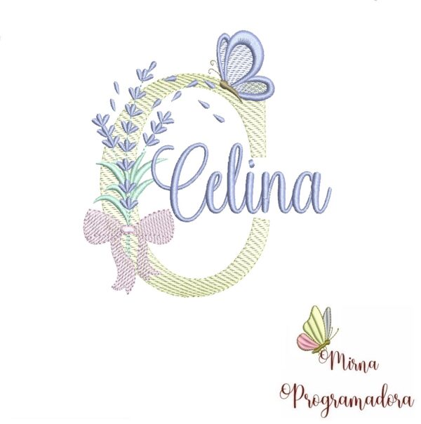 Matriz de Bordado - Nome Celina