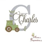 Matriz de Bordado Nome Charles
