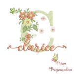 Matriz de Bordado - Nome Clarice