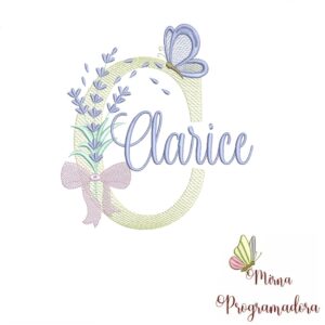 Matriz de Bordado - Nome Clarice
