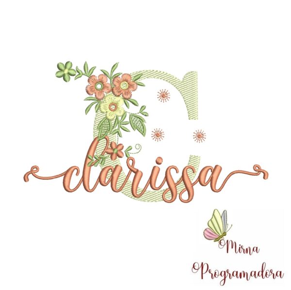 Matriz de Bordado - Nome Clarissa