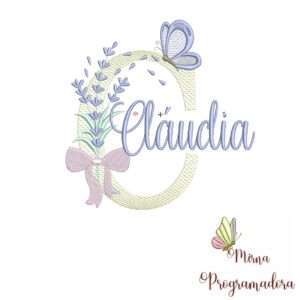 Matriz de Bordado - Nome Cláudia