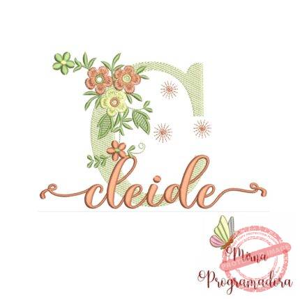 Matriz de Bordado - Nome Cleide