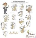 Matriz de Bordado - Coleção Instrumentos Musicais - Imagem 4