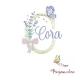 Matriz de Bordado - Nome Cora