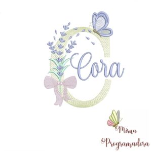 Matriz de Bordado - Nome Cora