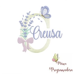 Matriz de Bordado - Nome Creusa