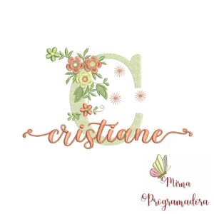 Matriz de Bordado - Nome Cristiane