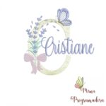 Matriz de Bordado - Nome Cristiane