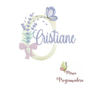 Matriz de Bordado - Nome Cristiane