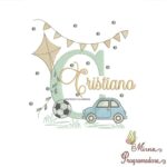 Matriz de Bordado Nome Cristiano