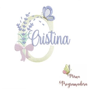 Matriz de Bordado - Nome Cristina