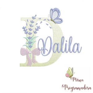 Matriz de Bordado - Nome Dalila