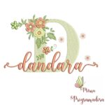 Matriz de Bordado - Nome Dandara