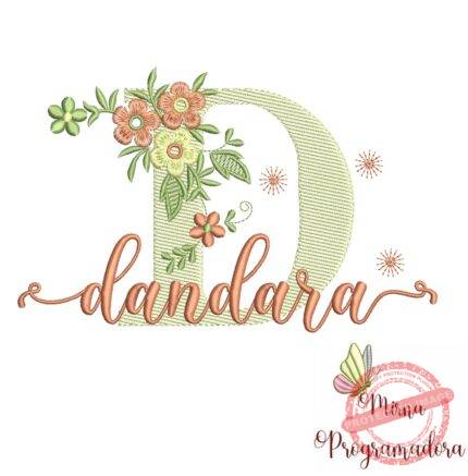 Matriz de Bordado - Nome Dandara