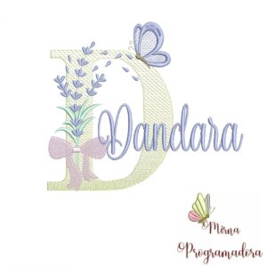 Matriz de Bordado - Nome Dandara