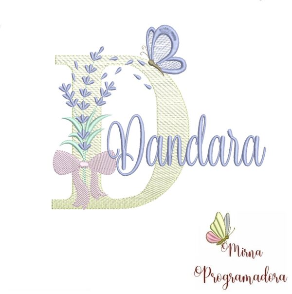 Matriz de Bordado - Nome Dandara