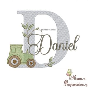 Matriz de Bordado Nome Daniel
