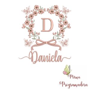 Matriz de Bordado Nome Daniela