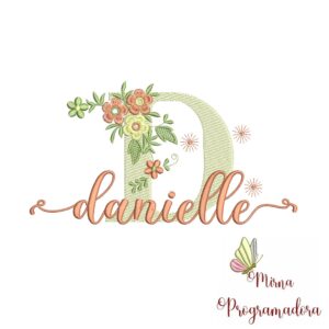 Matriz de Bordado - Nome Danielle