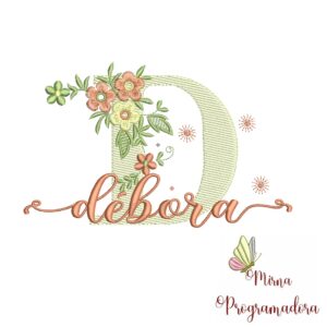 Matriz de Bordado - Nome Débora