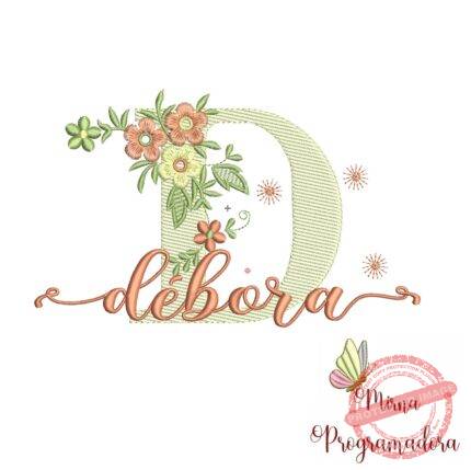 Matriz de Bordado - Nome Débora