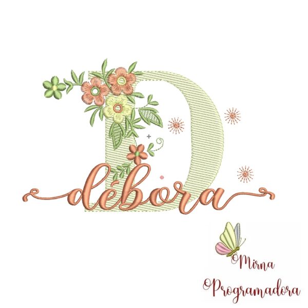 Matriz de Bordado - Nome Débora
