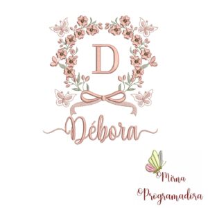 Matriz de Bordado Nome Débora