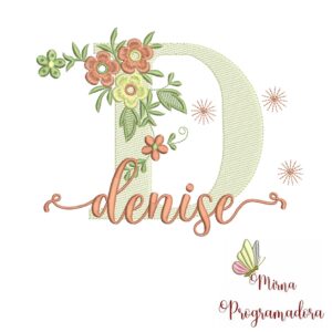 Matriz de Bordado - Nome Denise