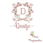 Matriz de Bordado Nome Denize