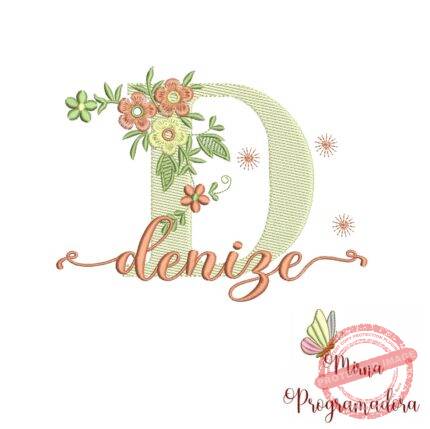 Matriz de Bordado - Nome Denize