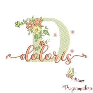 Matriz de Bordado - Nome Doloris