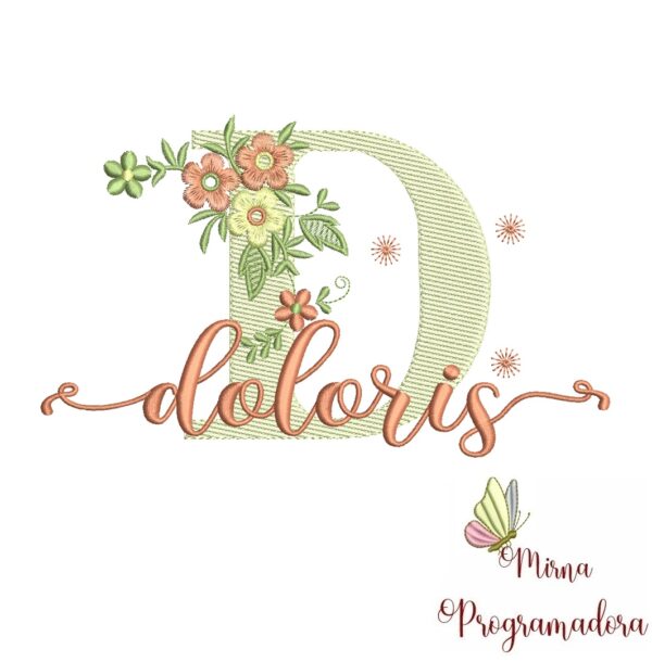 Matriz de Bordado - Nome Doloris