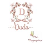 Matriz de Bordado Nome Duda