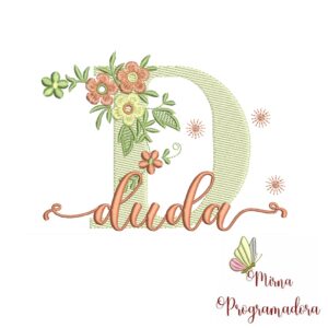 Matriz de Bordado - Nome Duda